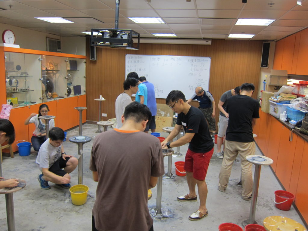 Astronomical Telescope Production in Hong Kong Space Museum