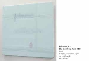 Lee Kit, Johnson's - the Cooling Bath II (2010), acrylic, inkjet ink, tapes on cardboard