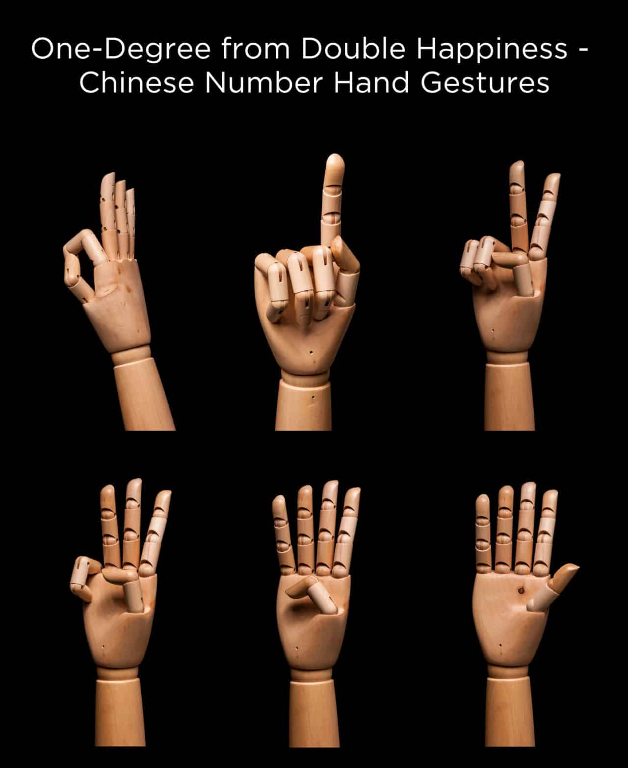 Chinese Number Hand Gestures