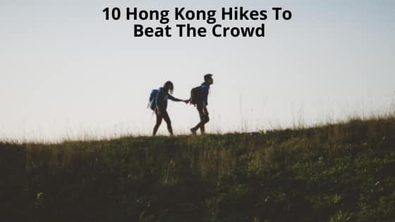 couple hiking in HK
