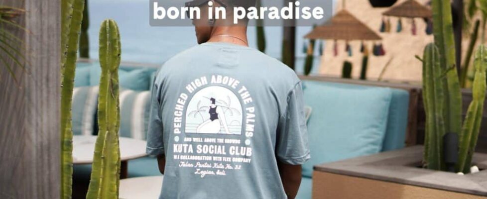 A collaboration between fashion and lifestyle born in paradise