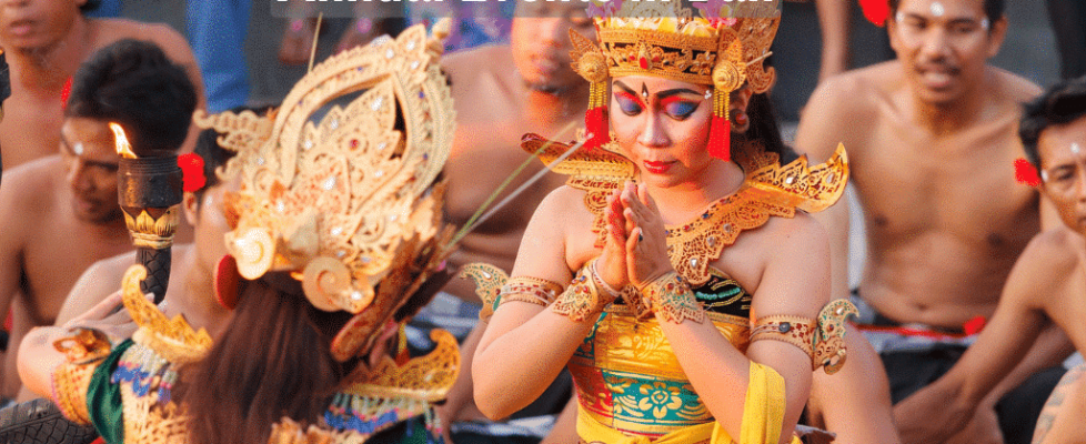 Annual Events in Bali Balinese female dancer