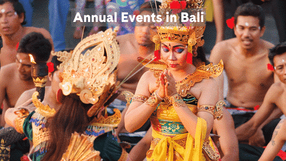 Cultural event in Bali
